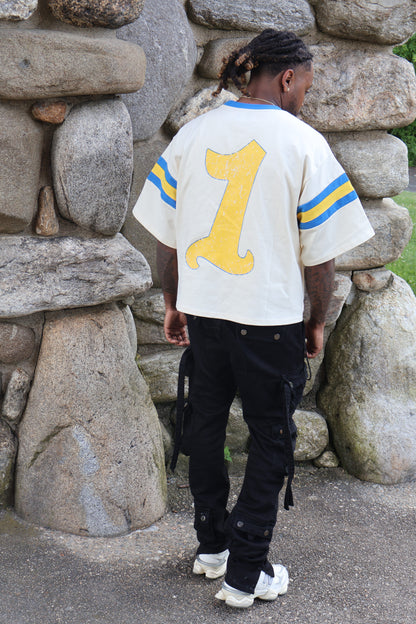 Cream Varsity Tee