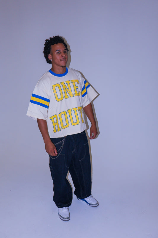 Cream Varsity Shirt
